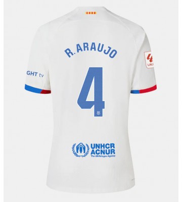 Barcelona Ronald Araujo #4 Segunda Equipación Mujer 2023-24 Manga Corta